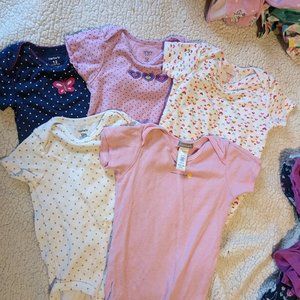 Set of 5 T-shirt Onesies 12m